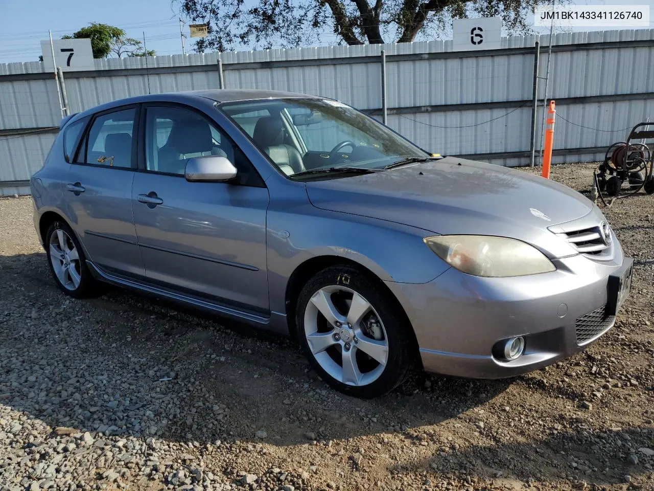 2004 Mazda 3 Hatchback VIN: JM1BK143341126740 Lot: 66766984