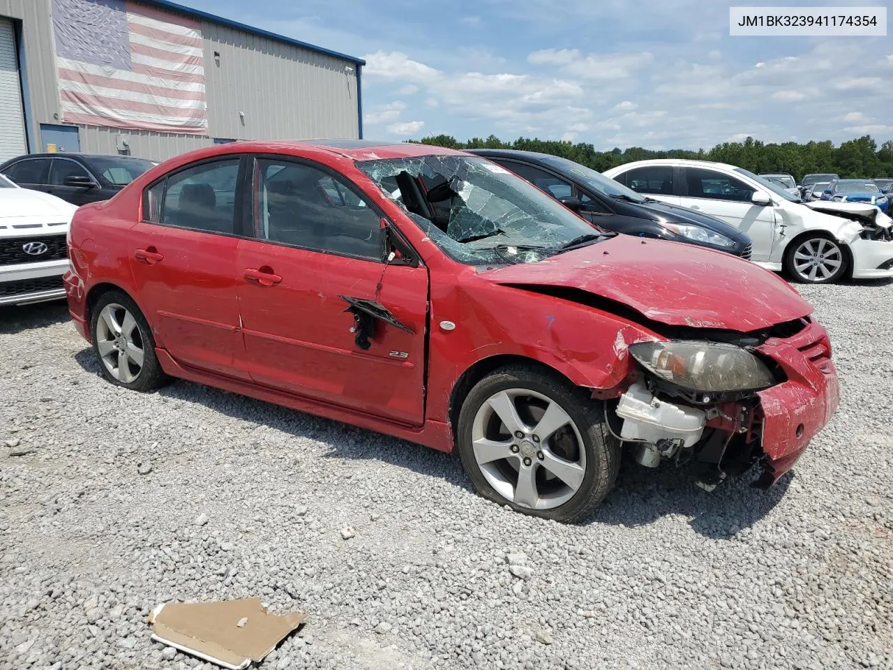 2004 Mazda 3 S VIN: JM1BK323941174354 Lot: 67027614