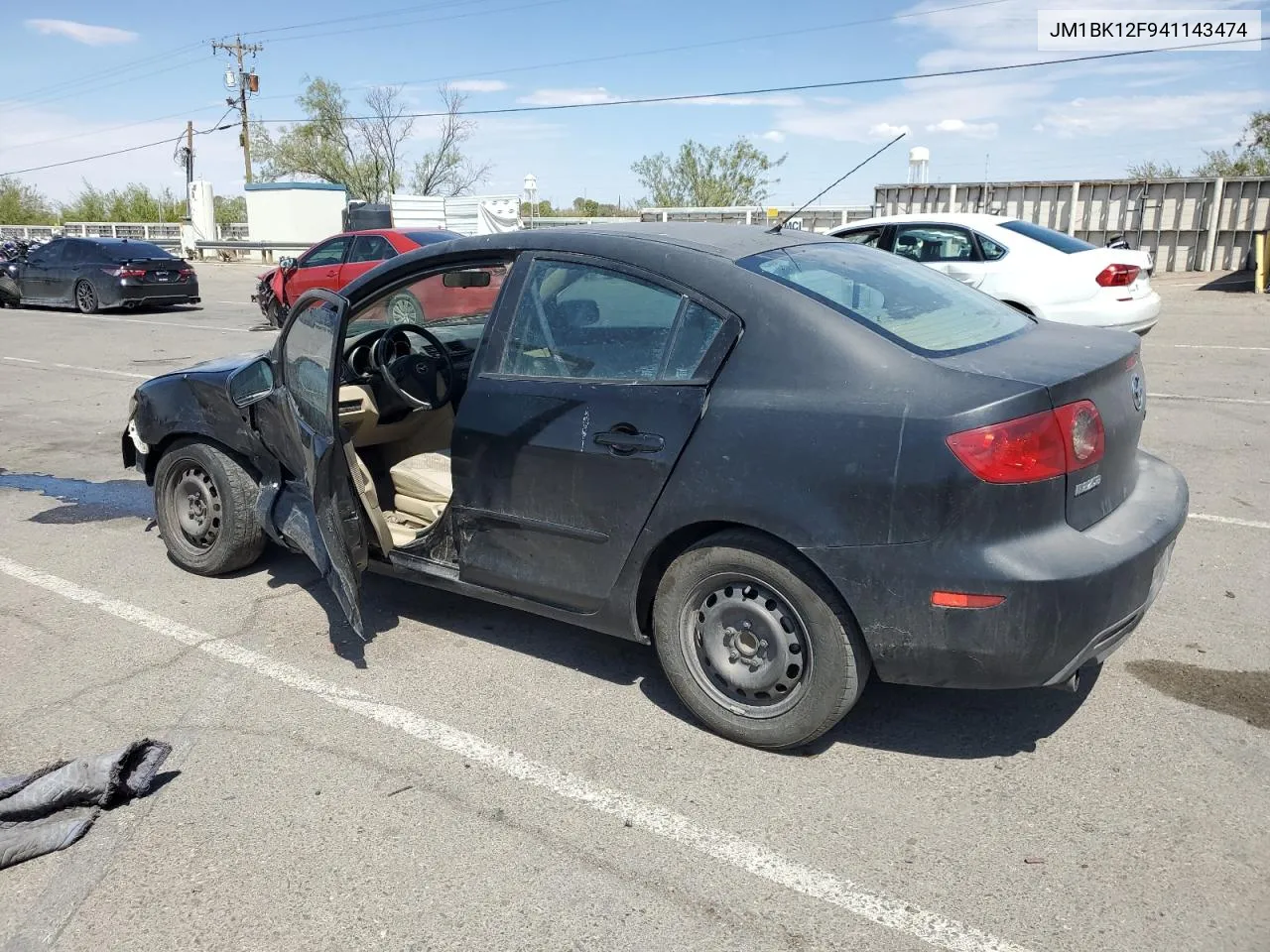 2004 Mazda 3 I VIN: JM1BK12F941143474 Lot: 68952494