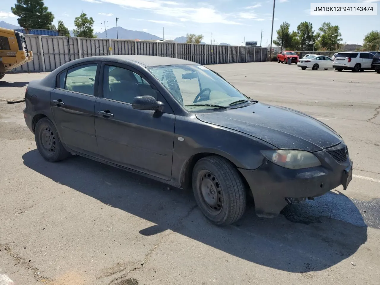 2004 Mazda 3 I VIN: JM1BK12F941143474 Lot: 68952494