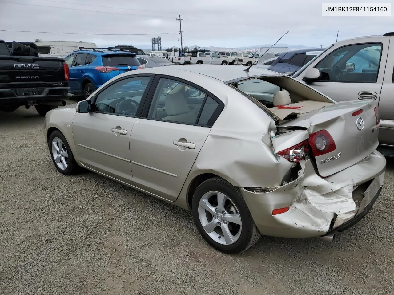 2004 Mazda 3 I VIN: JM1BK12F841154160 Lot: 69305134