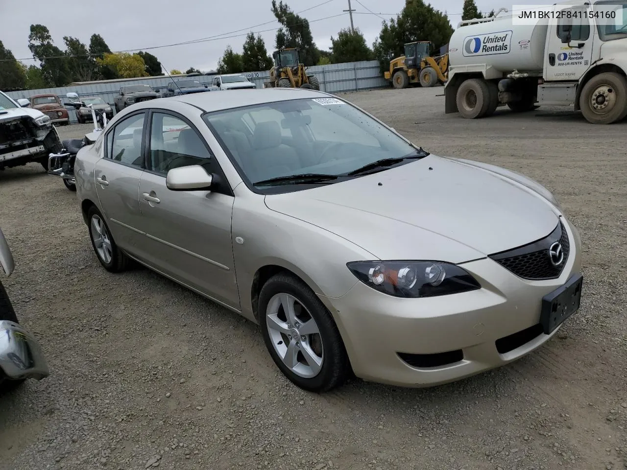 2004 Mazda 3 I VIN: JM1BK12F841154160 Lot: 69305134