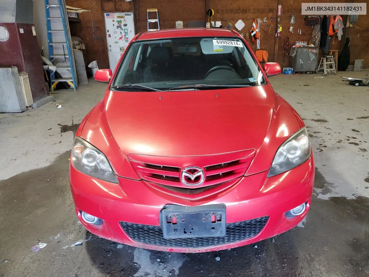 2004 Mazda 3 Hatchback VIN: JM1BK343141182431 Lot: 69992814