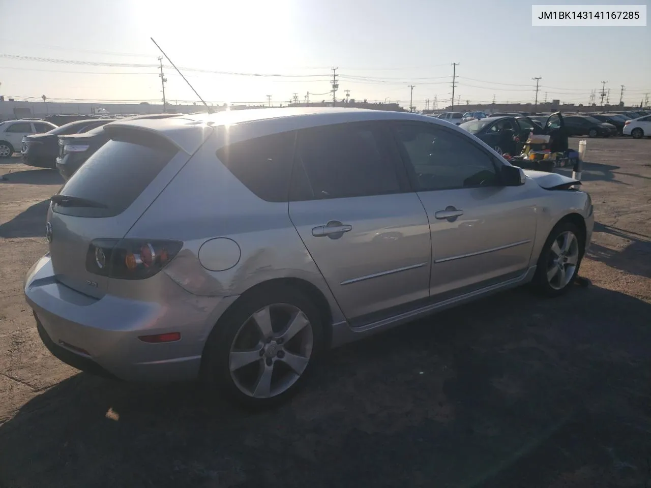 2004 Mazda 3 Hatchback VIN: JM1BK143141167285 Lot: 74333984