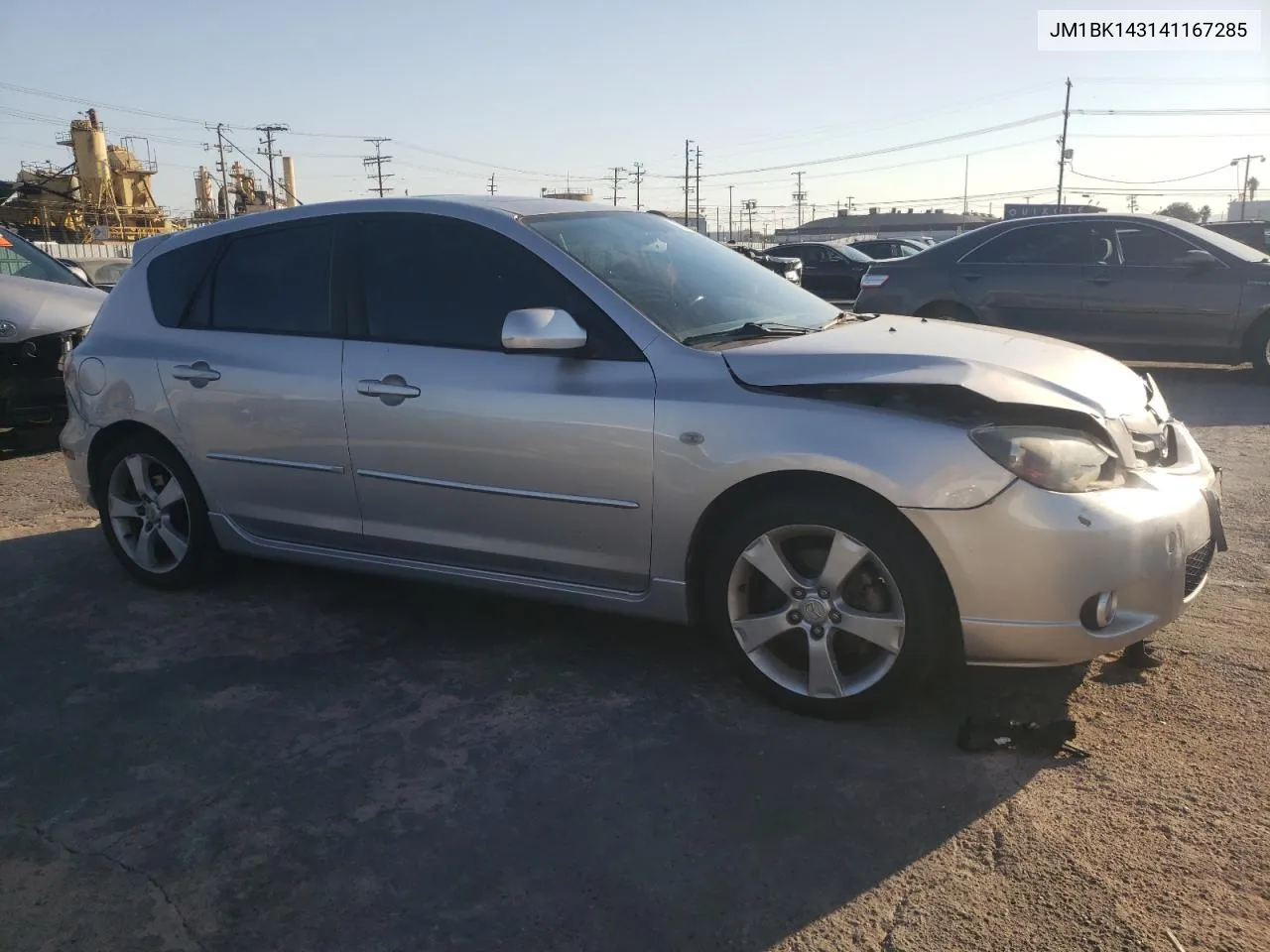 2004 Mazda 3 Hatchback VIN: JM1BK143141167285 Lot: 74333984