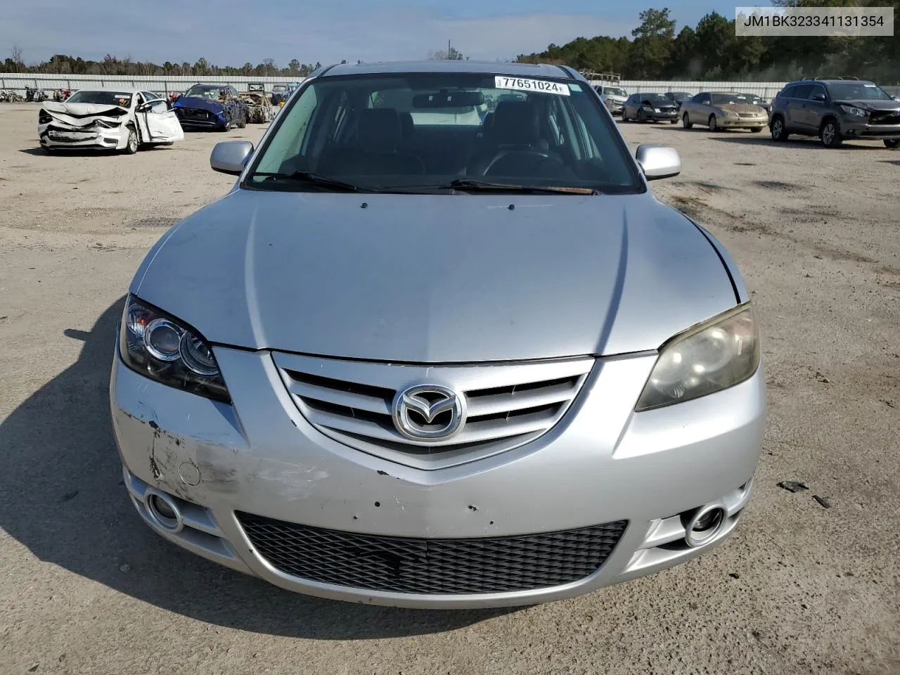 2004 Mazda 3 S VIN: JM1BK323341131354 Lot: 77651024