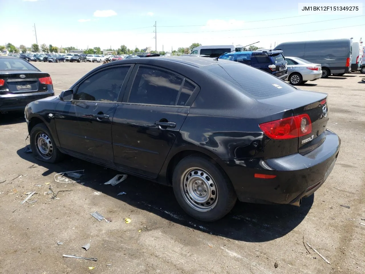 2005 Mazda 3 I VIN: JM1BK12F151349275 Lot: 61463604