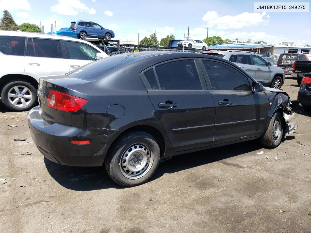 2005 Mazda 3 I VIN: JM1BK12F151349275 Lot: 61463604