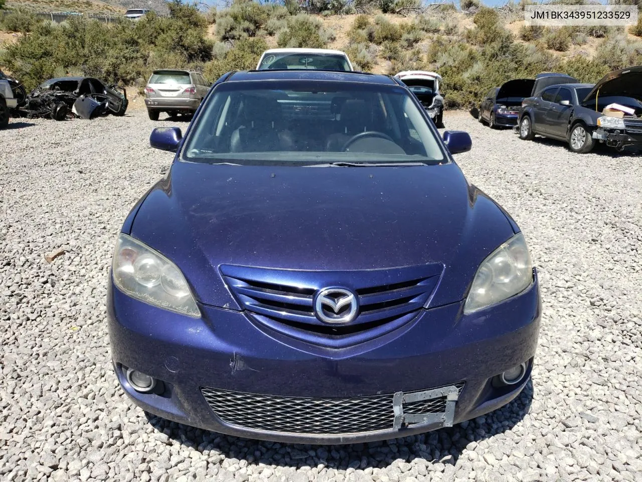 2005 Mazda 3 Hatchback VIN: JM1BK343951233529 Lot: 61494344