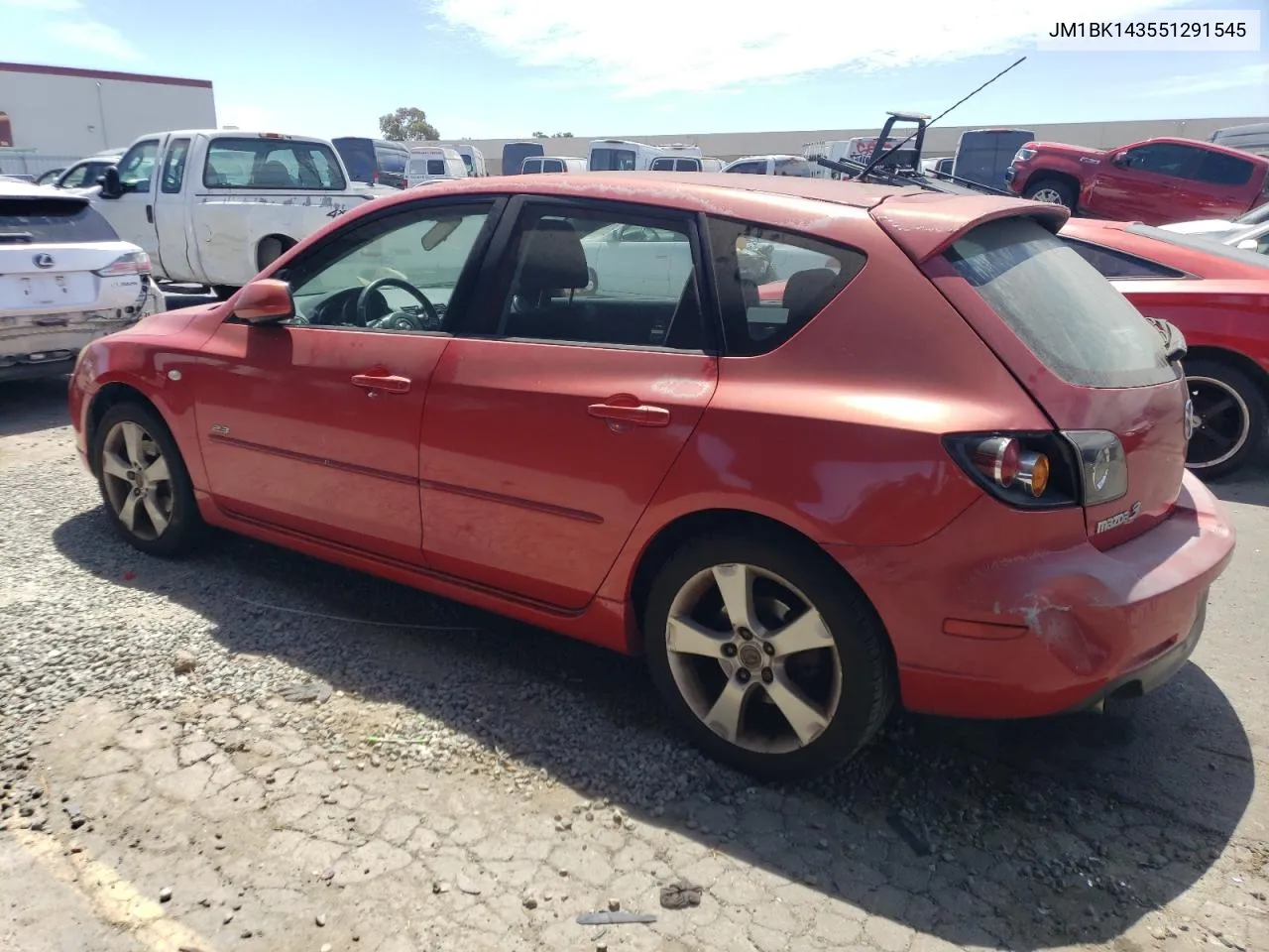 2005 Mazda 3 Hatchback VIN: JM1BK143551291545 Lot: 66993784