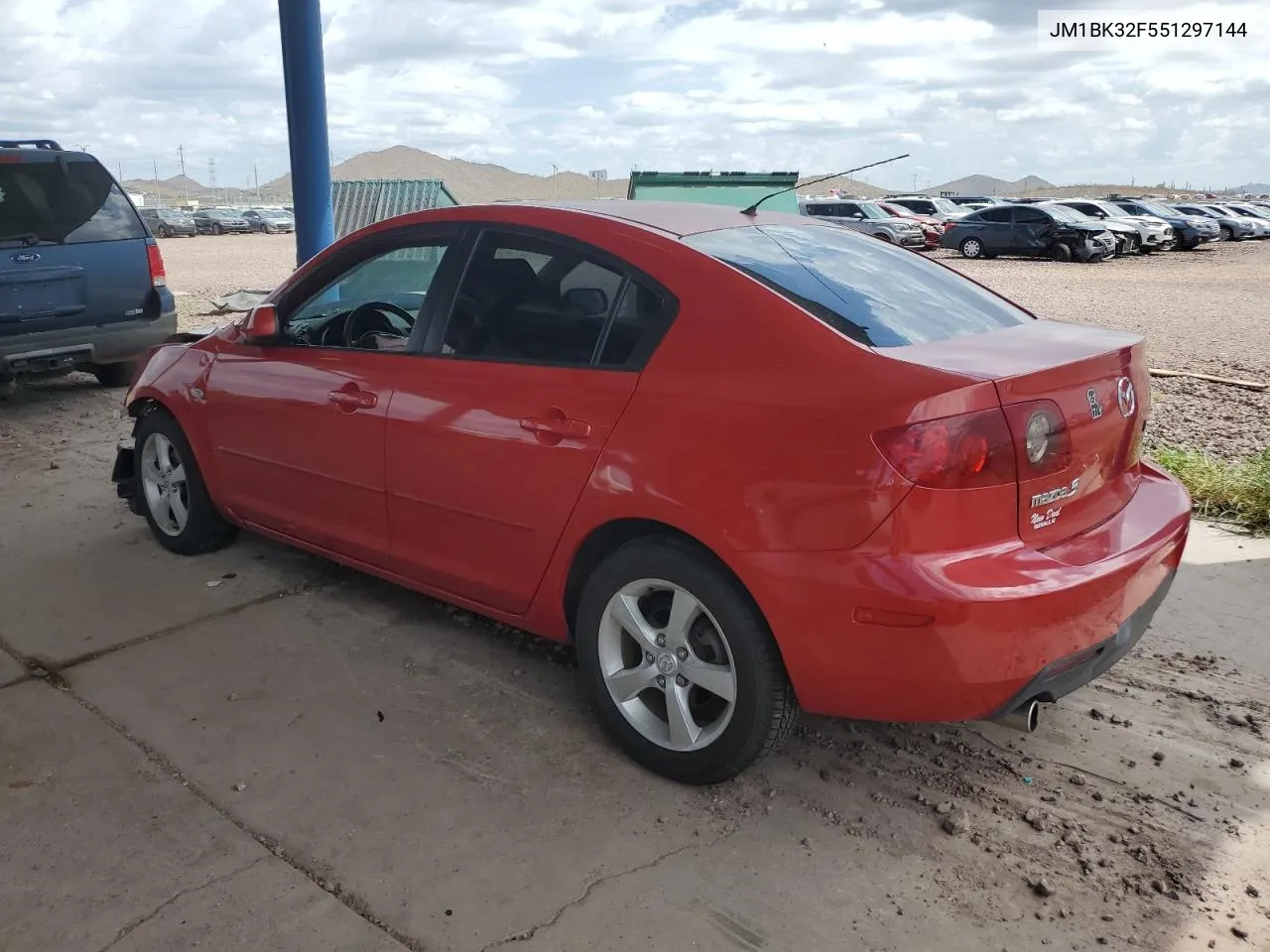 2005 Mazda 3 I VIN: JM1BK32F551297144 Lot: 67390964