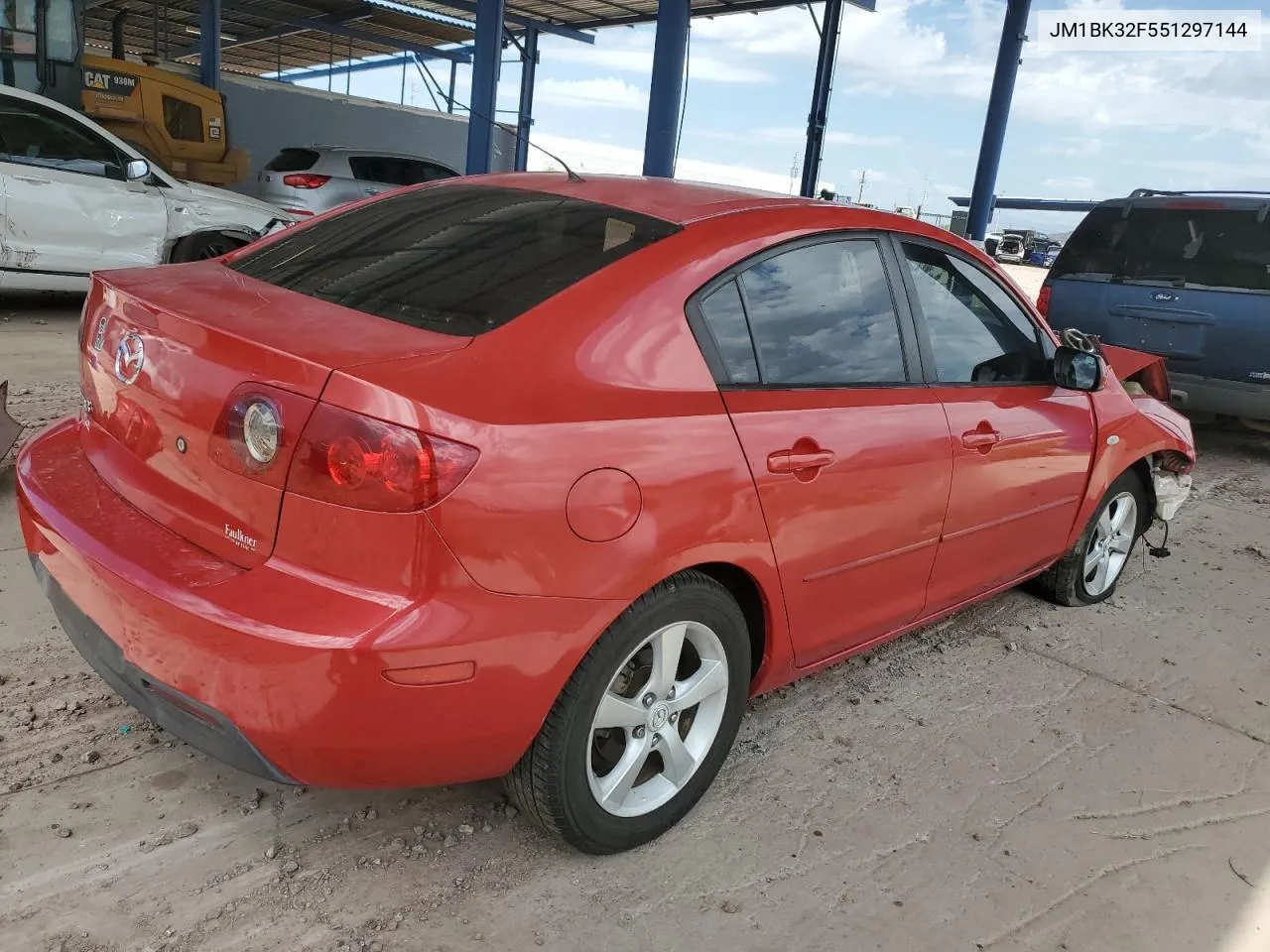 2005 Mazda 3 I VIN: JM1BK32F551297144 Lot: 67390964