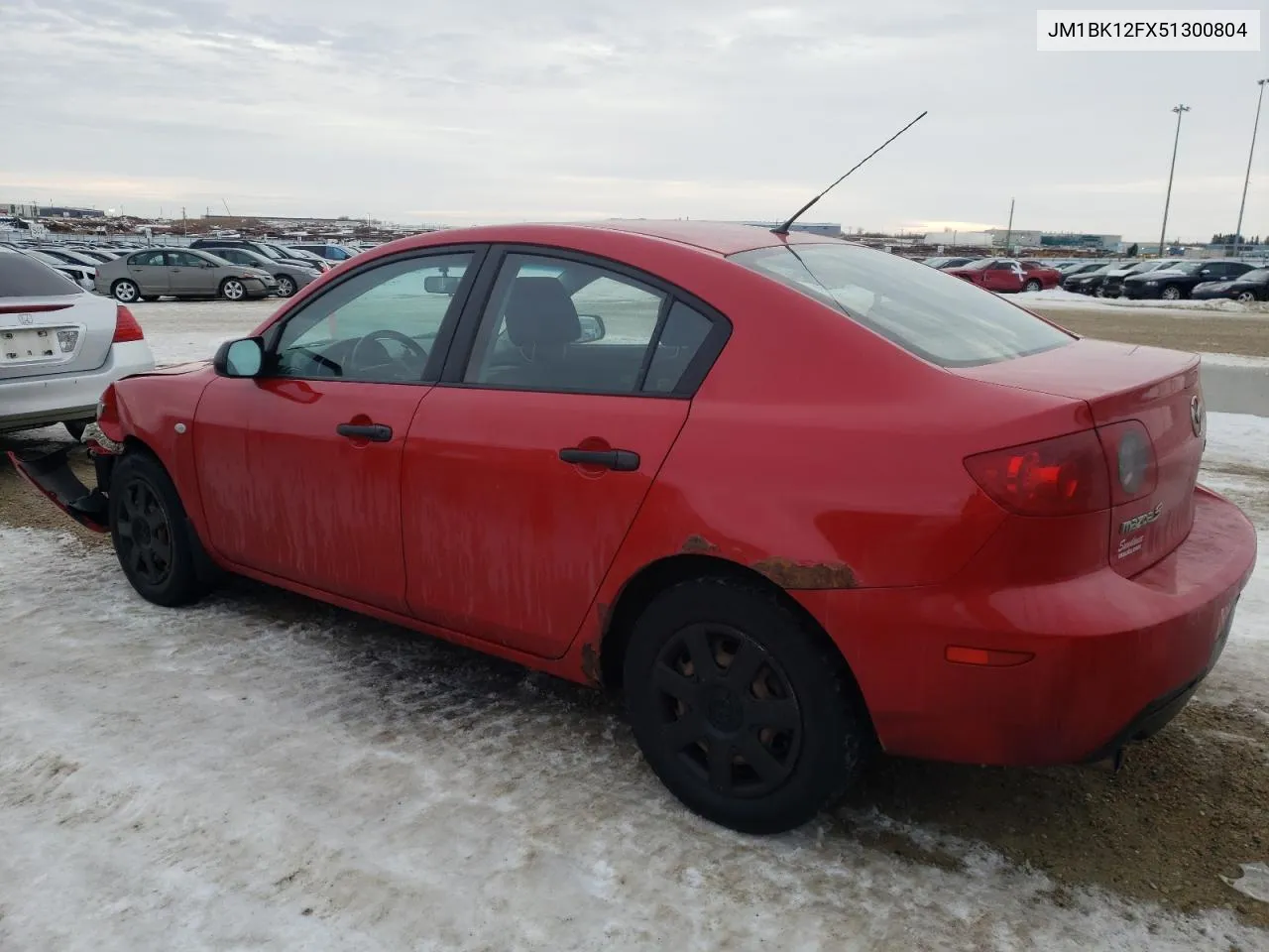 2005 Mazda 3 I VIN: JM1BK12FX51300804 Lot: 68972352