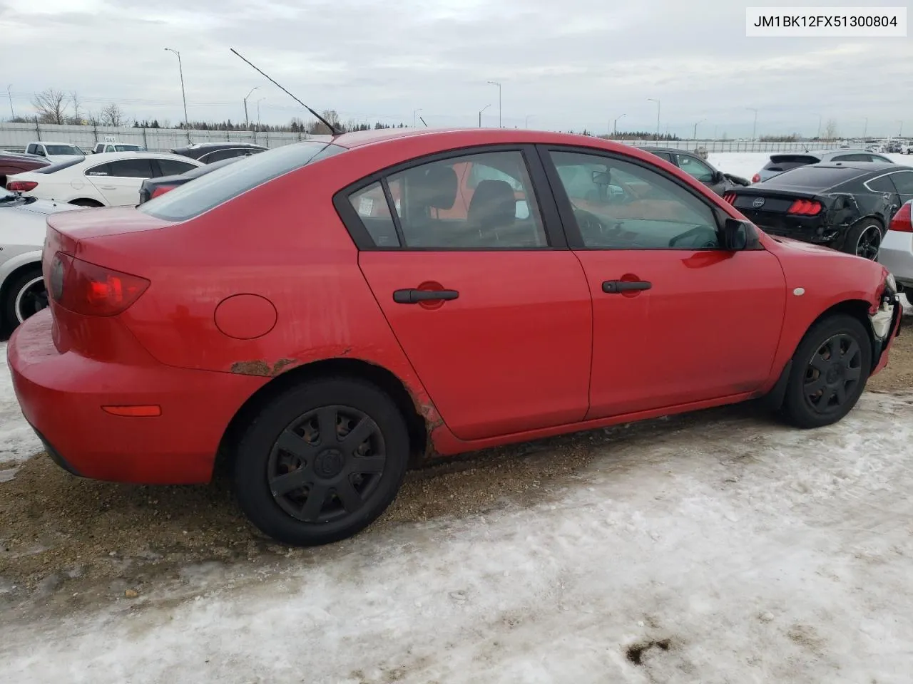 2005 Mazda 3 I VIN: JM1BK12FX51300804 Lot: 68972352