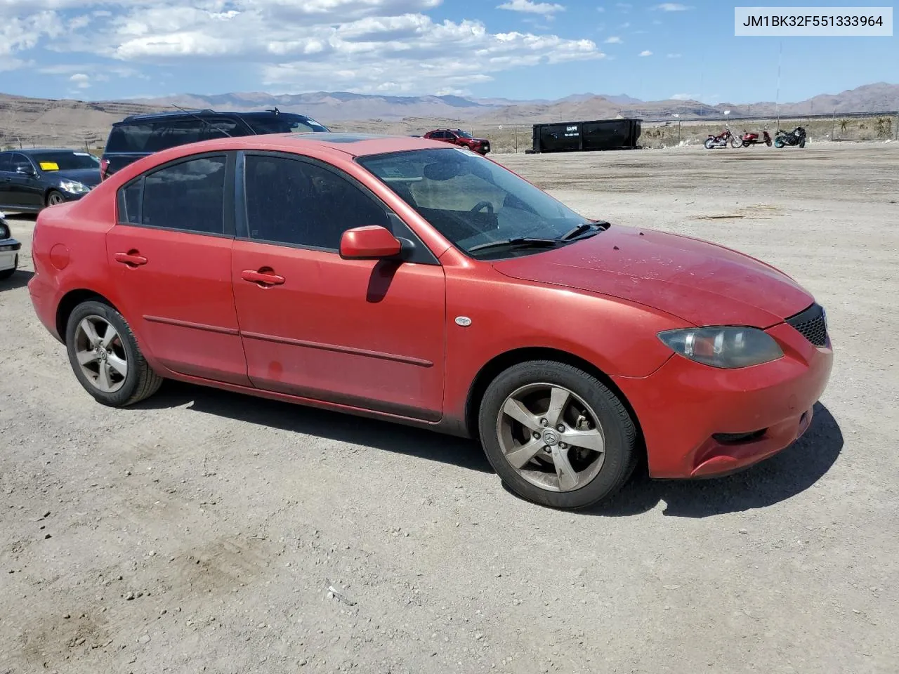 2005 Mazda 3 I VIN: JM1BK32F551333964 Lot: 69258844