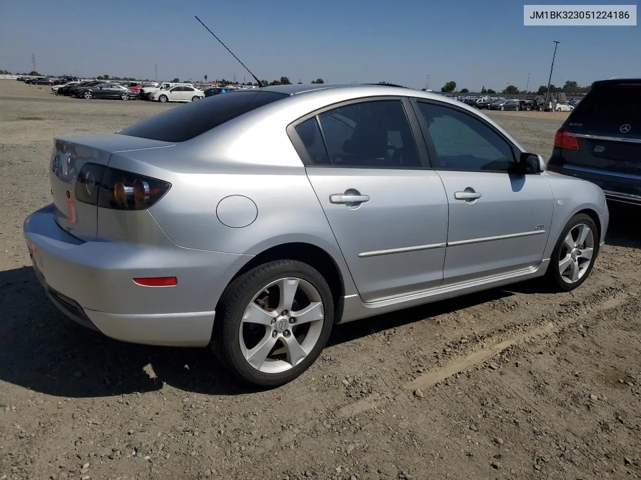 2005 Mazda 3 S VIN: JM1BK323051224186 Lot: 69436974