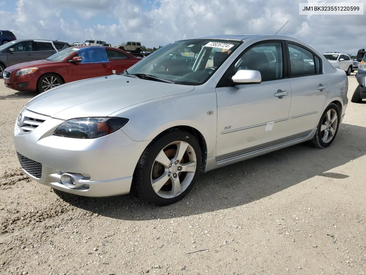 2005 Mazda 3 S VIN: JM1BK323551220599 Lot: 73826724