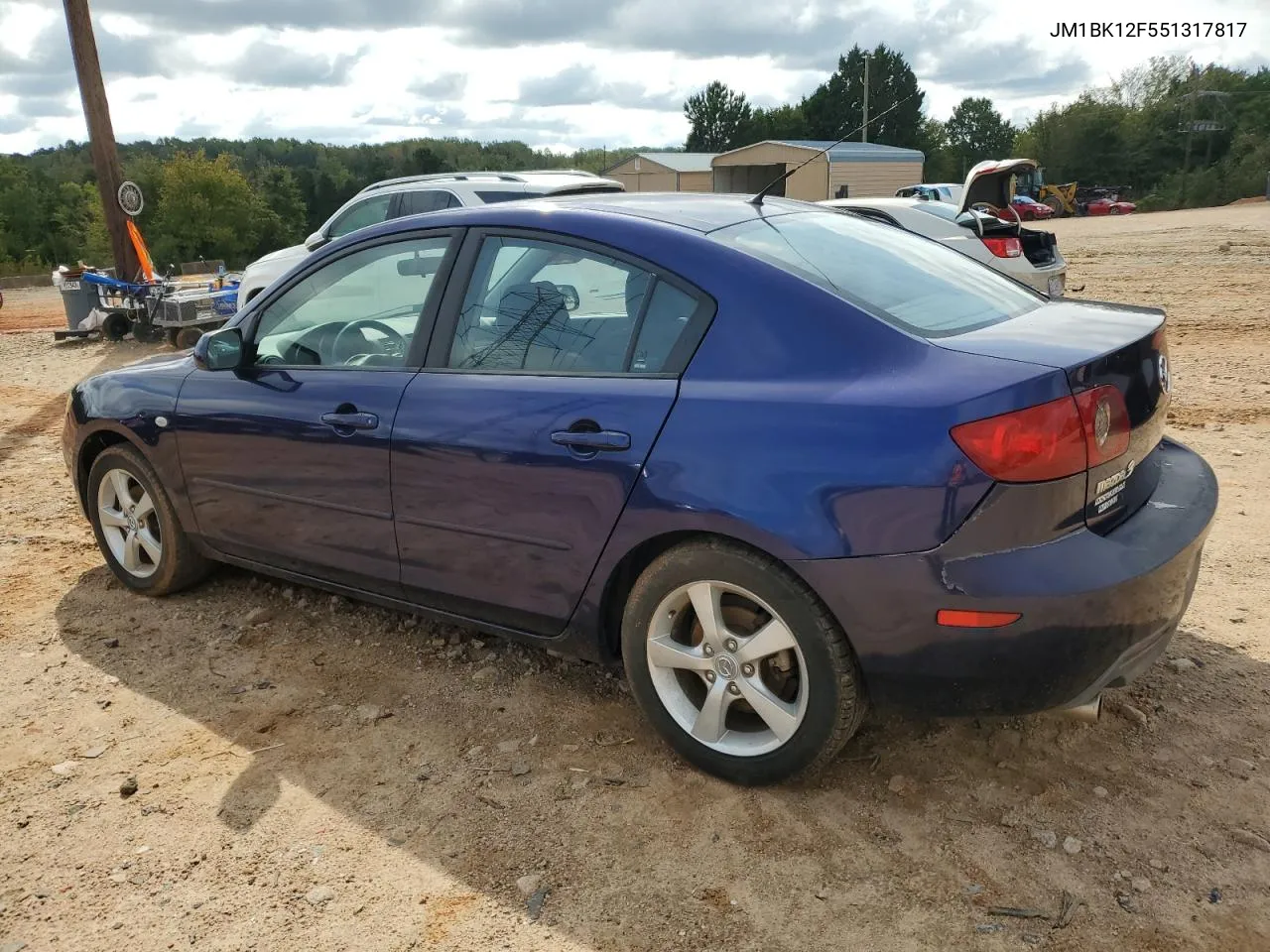 2005 Mazda 3 I VIN: JM1BK12F551317817 Lot: 74057954