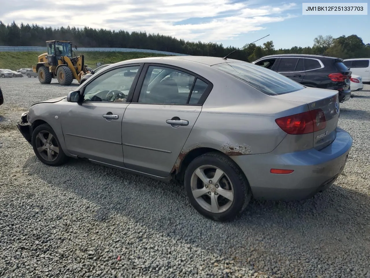 2005 Mazda 3 I VIN: JM1BK12F251337703 Lot: 75211714