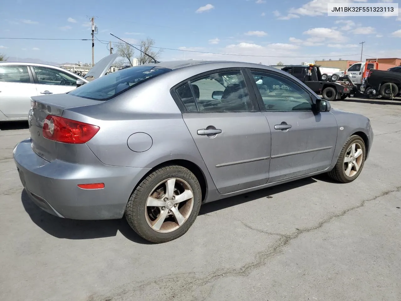 2005 Mazda 3 I VIN: JM1BK32F551323113 Lot: 75477494