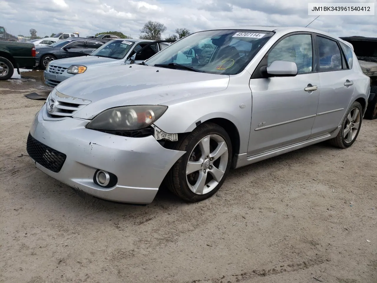 2006 Mazda 3 Hatchback VIN: JM1BK343961540412 Lot: 45707114