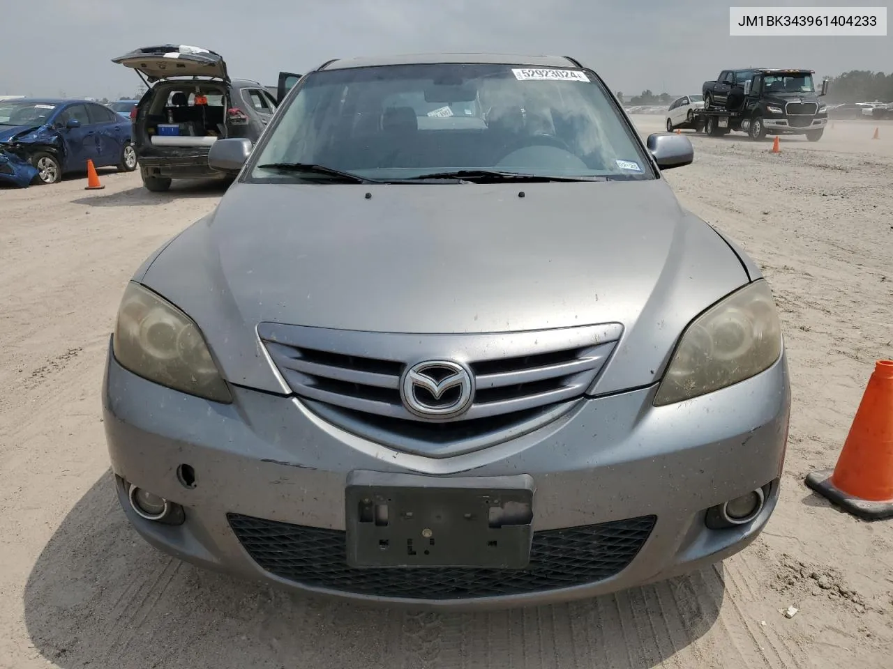 2006 Mazda 3 Hatchback VIN: JM1BK343961404233 Lot: 52923024