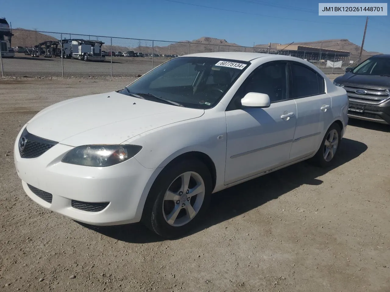 JM1BK12G261448701 2006 Mazda 3 I