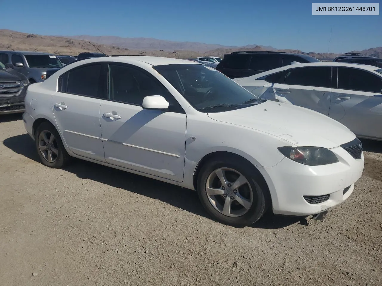 2006 Mazda 3 I VIN: JM1BK12G261448701 Lot: 60775134