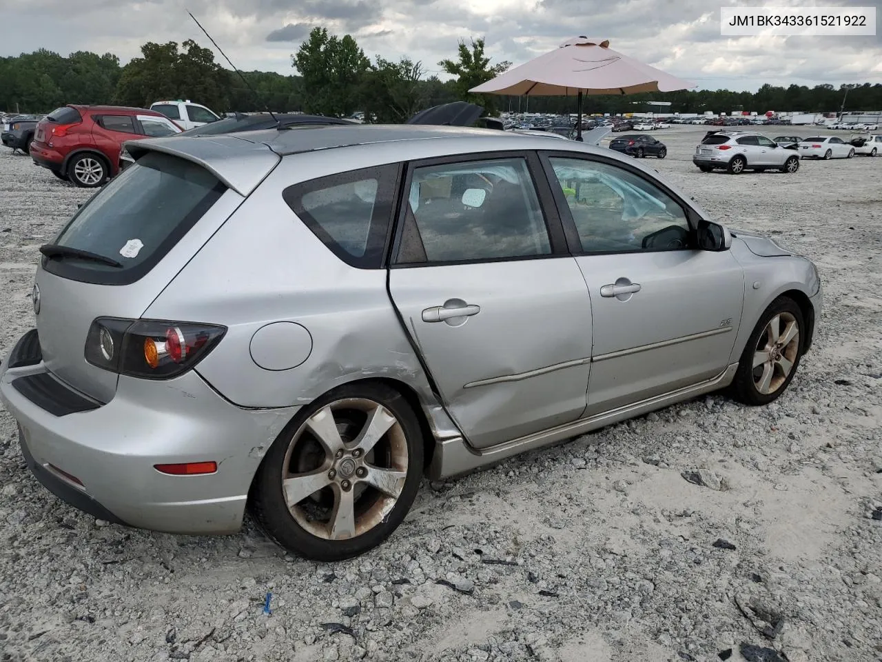 2006 Mazda 3 Hatchback VIN: JM1BK343361521922 Lot: 64578984