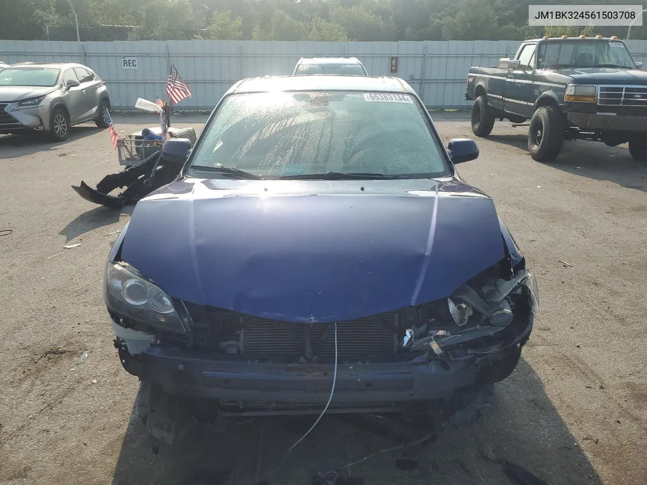 JM1BK324561503708 2006 Mazda 3 S