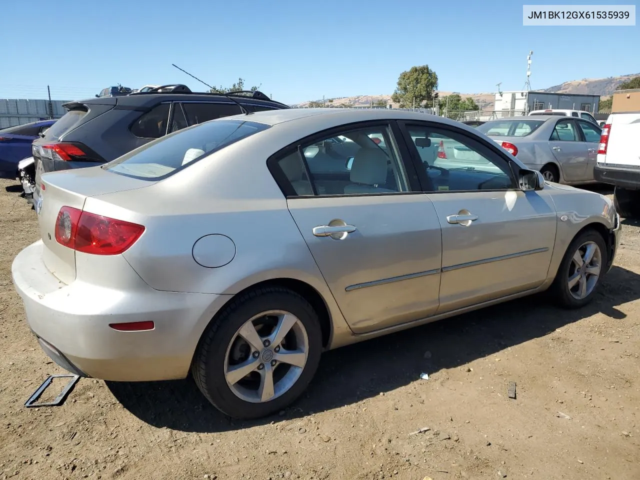 2006 Mazda 3 I VIN: JM1BK12GX61535939 Lot: 65469874