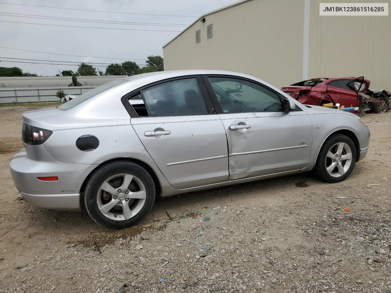 2006 Mazda 3 S VIN: JM1BK123861516285 Lot: 66020304