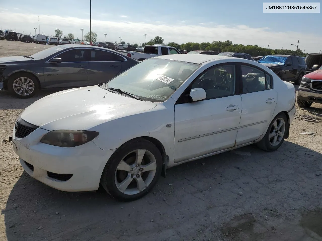 2006 Mazda 3 I VIN: JM1BK12G361545857 Lot: 66580534