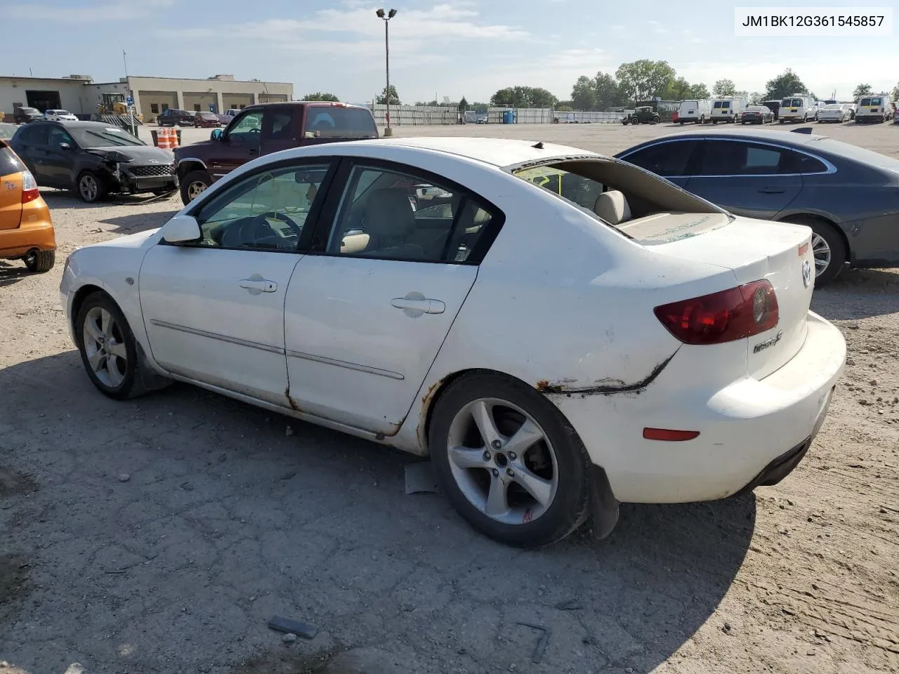 2006 Mazda 3 I VIN: JM1BK12G361545857 Lot: 66580534