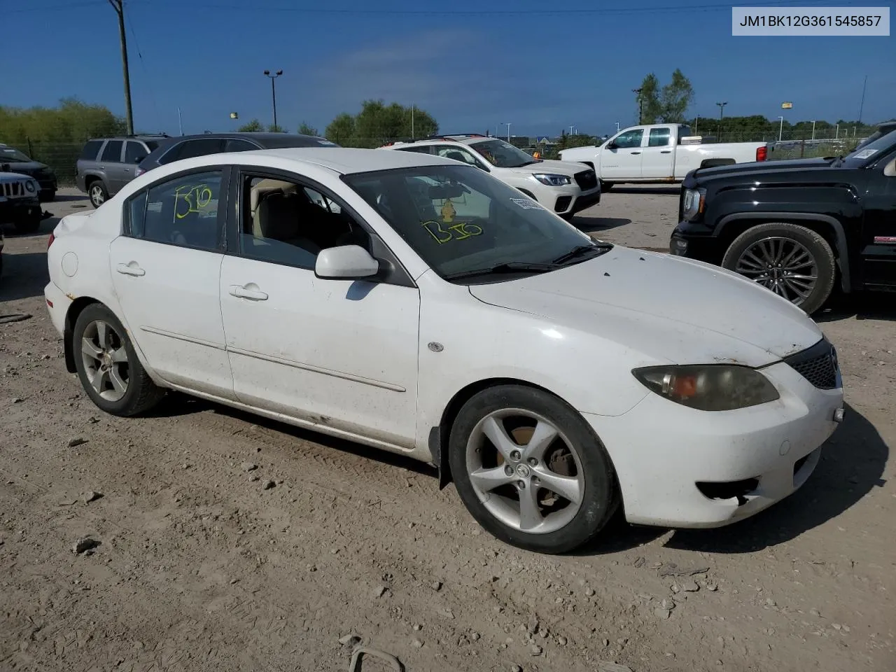 2006 Mazda 3 I VIN: JM1BK12G361545857 Lot: 66580534