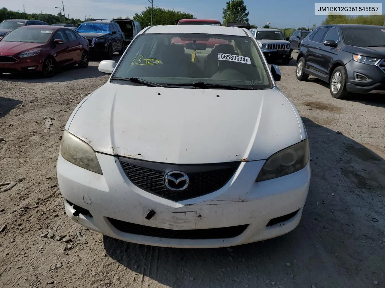 2006 Mazda 3 I VIN: JM1BK12G361545857 Lot: 66580534