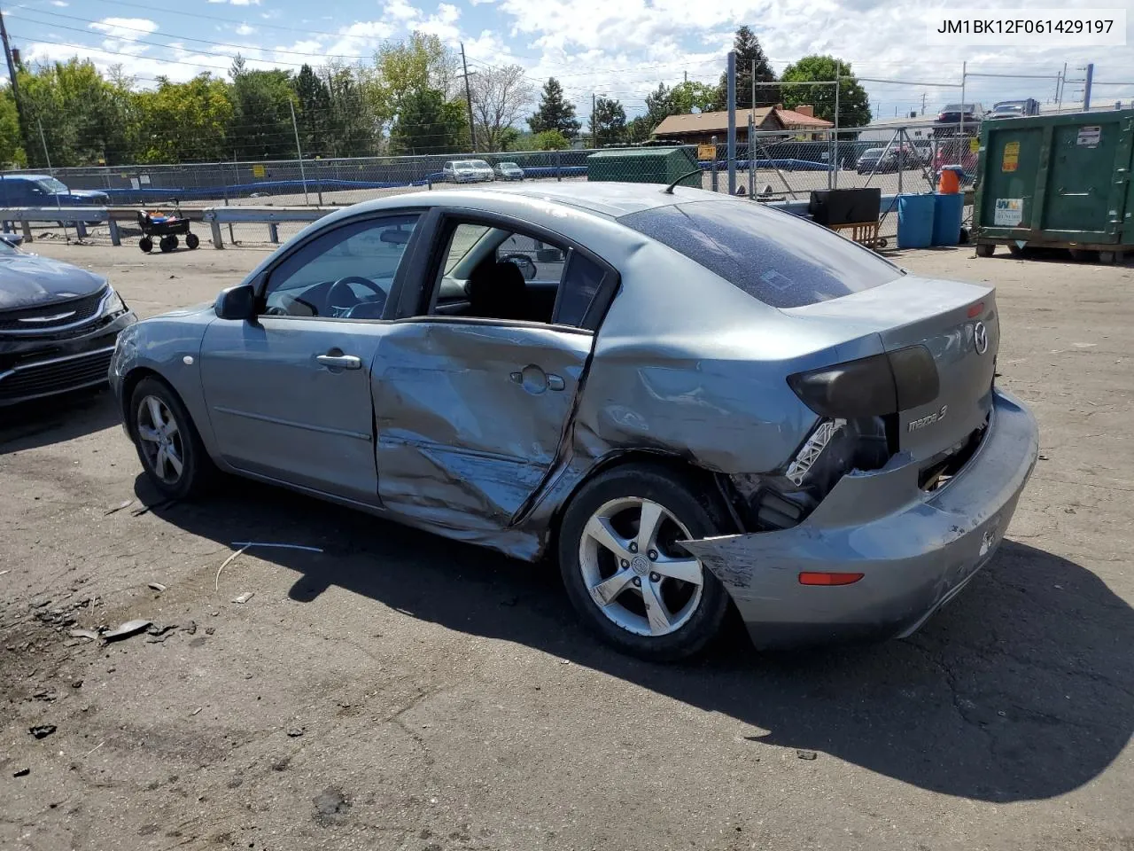 2006 Mazda 3 I VIN: JM1BK12F061429197 Lot: 68040654