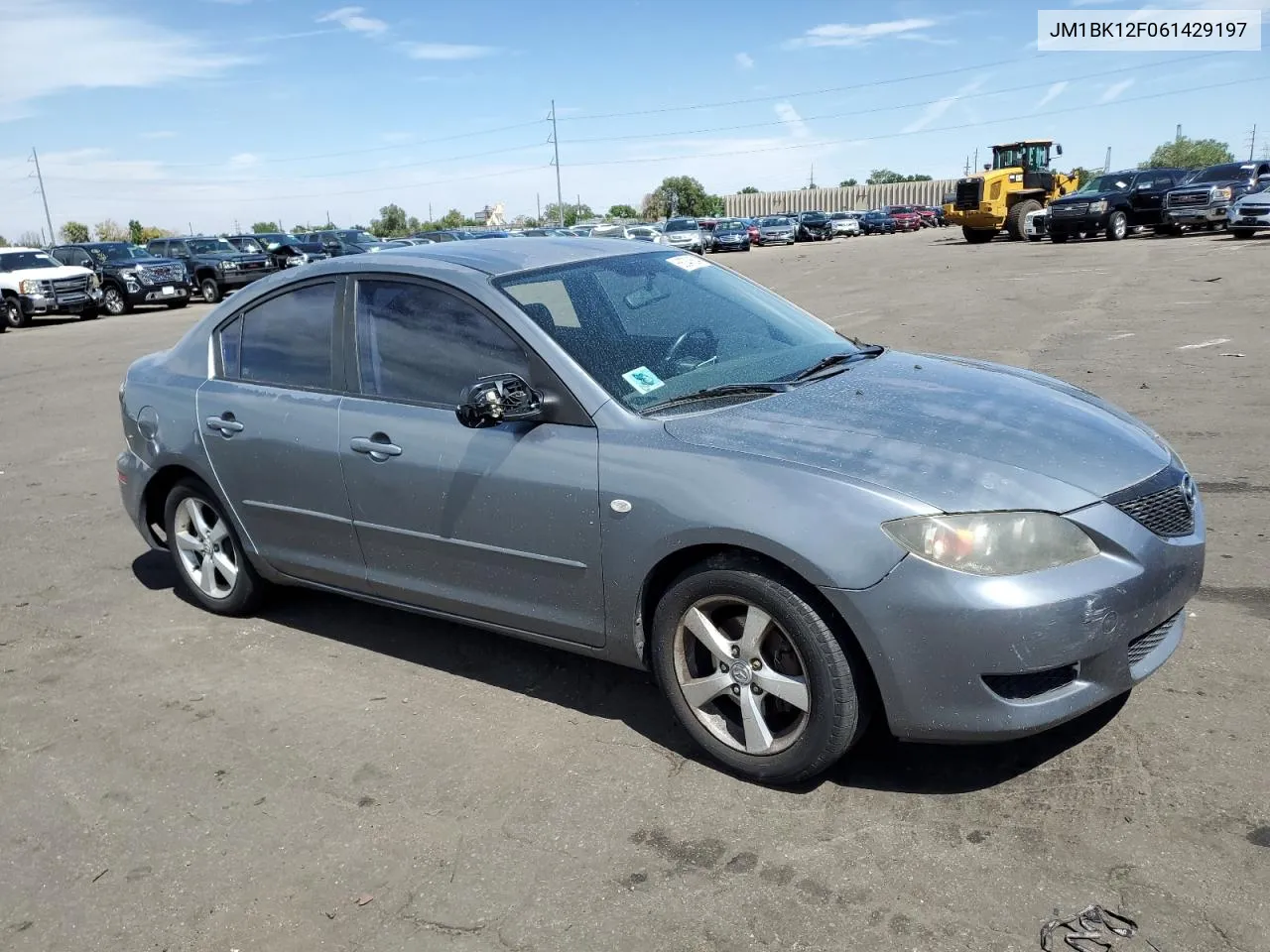 2006 Mazda 3 I VIN: JM1BK12F061429197 Lot: 68040654