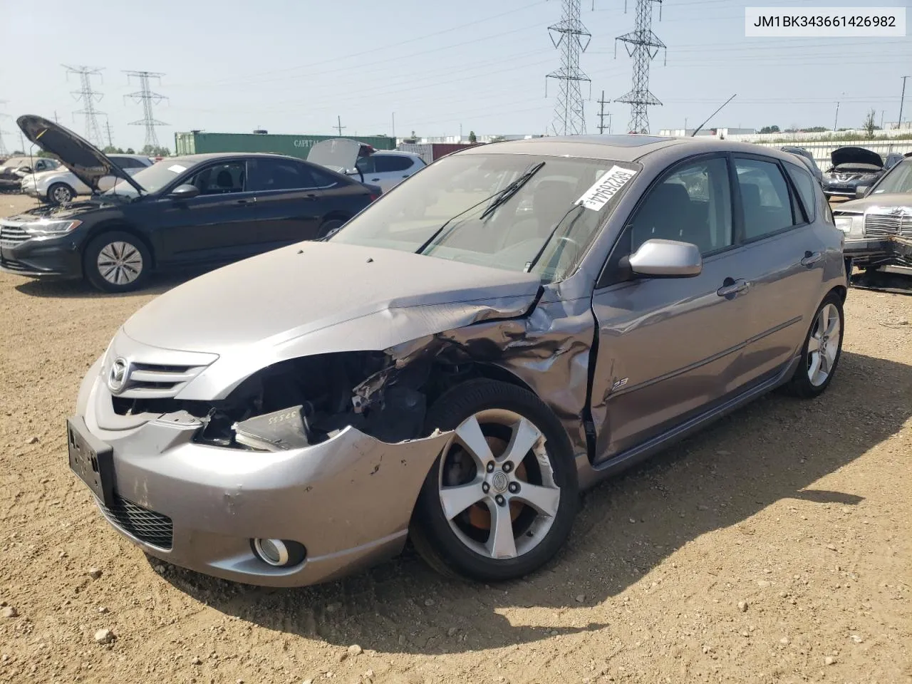 2006 Mazda 3 Hatchback VIN: JM1BK343661426982 Lot: 68226944