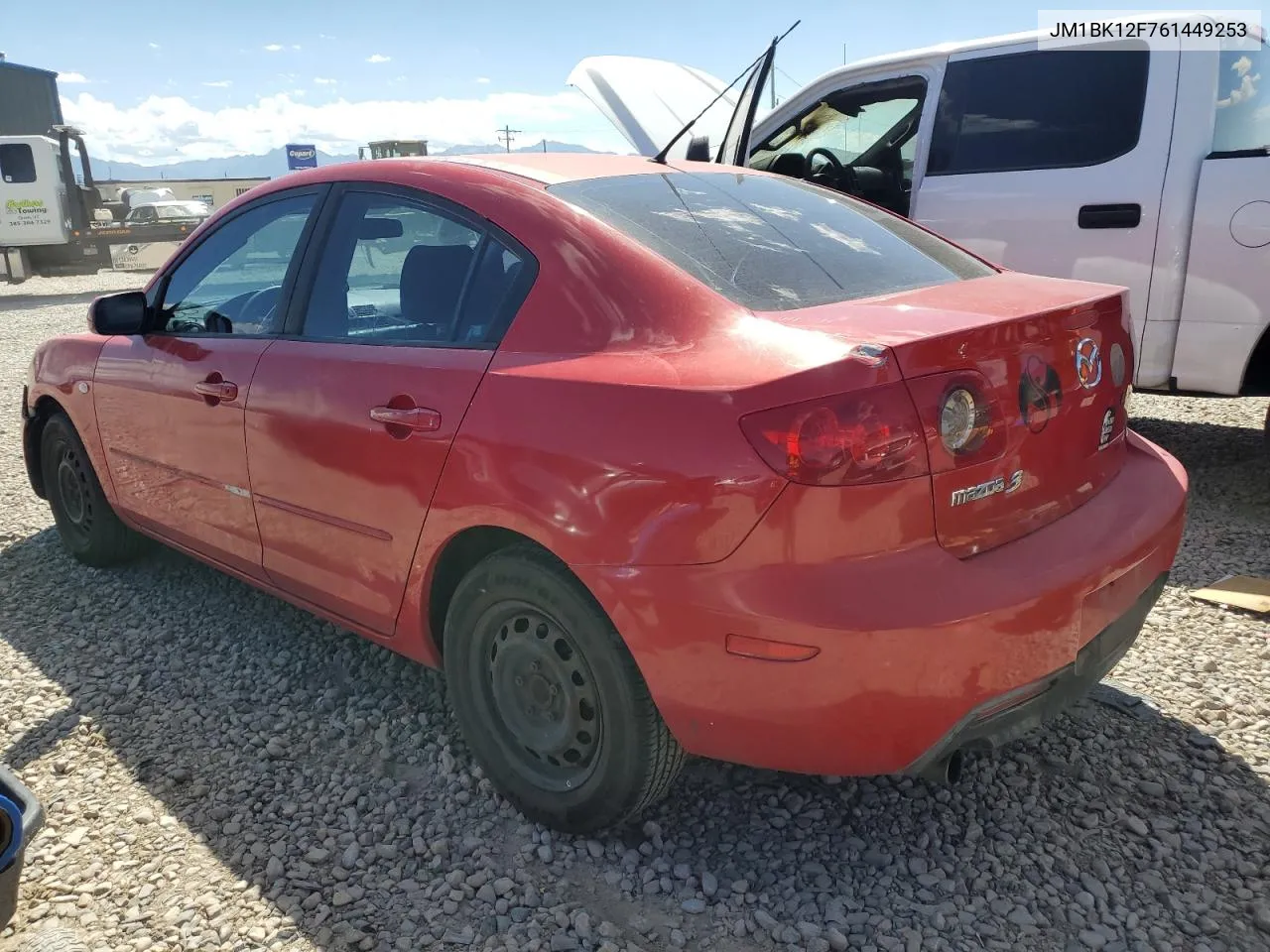 2006 Mazda 3 I VIN: JM1BK12F761449253 Lot: 68328134