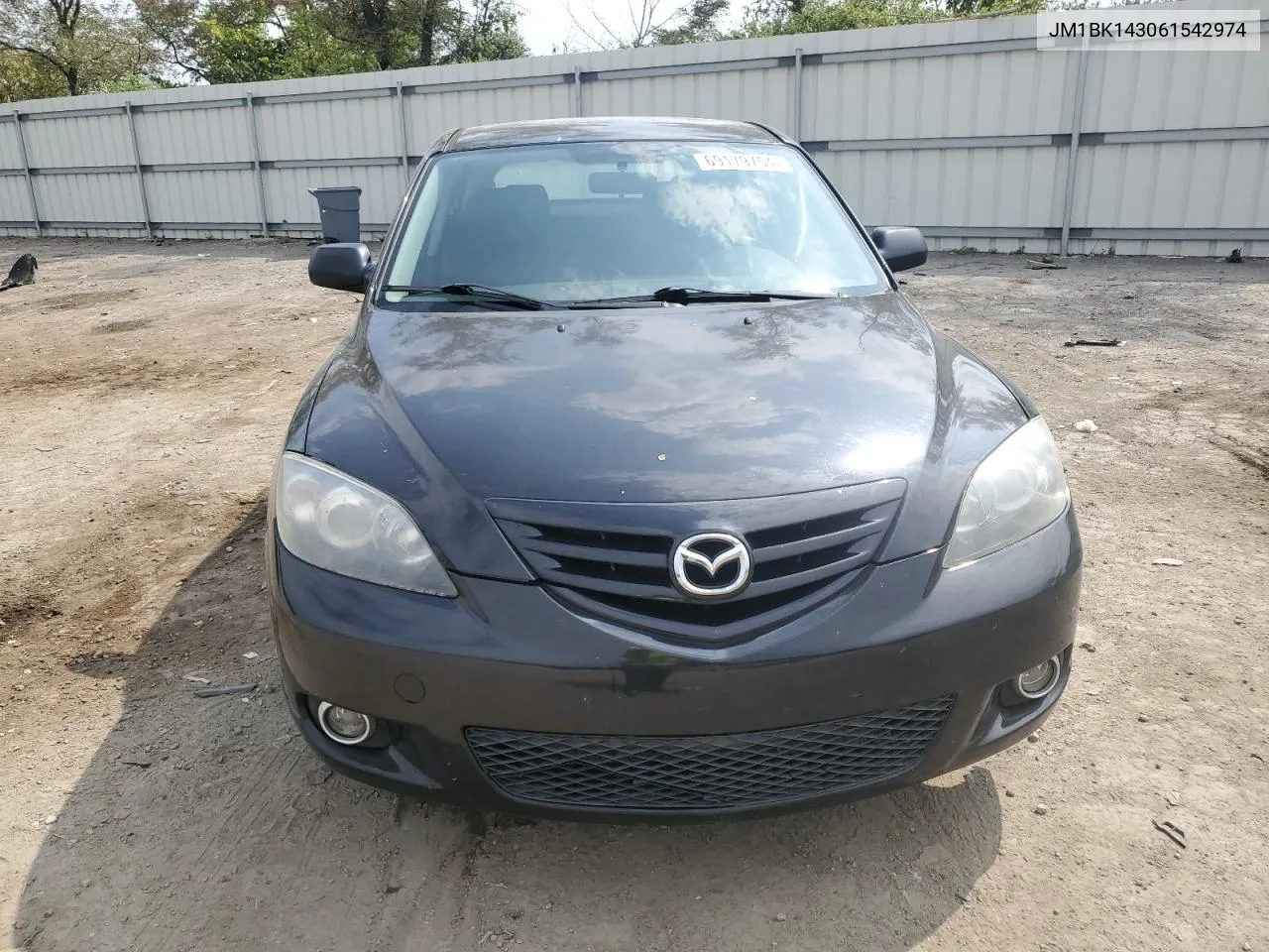 2006 Mazda 3 Hatchback VIN: JM1BK143061542974 Lot: 69179754