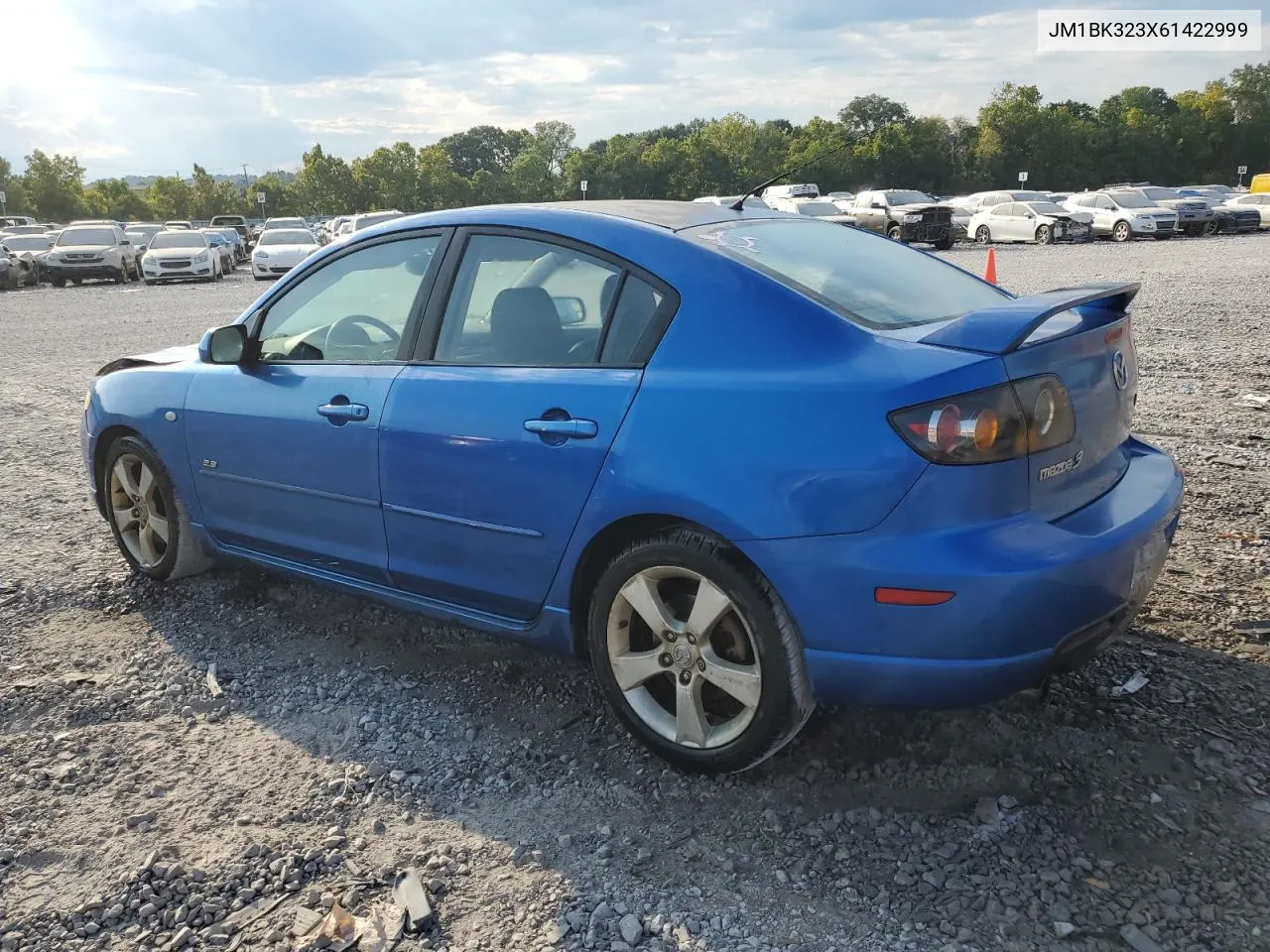 2006 Mazda 3 S VIN: JM1BK323X61422999 Lot: 69536724