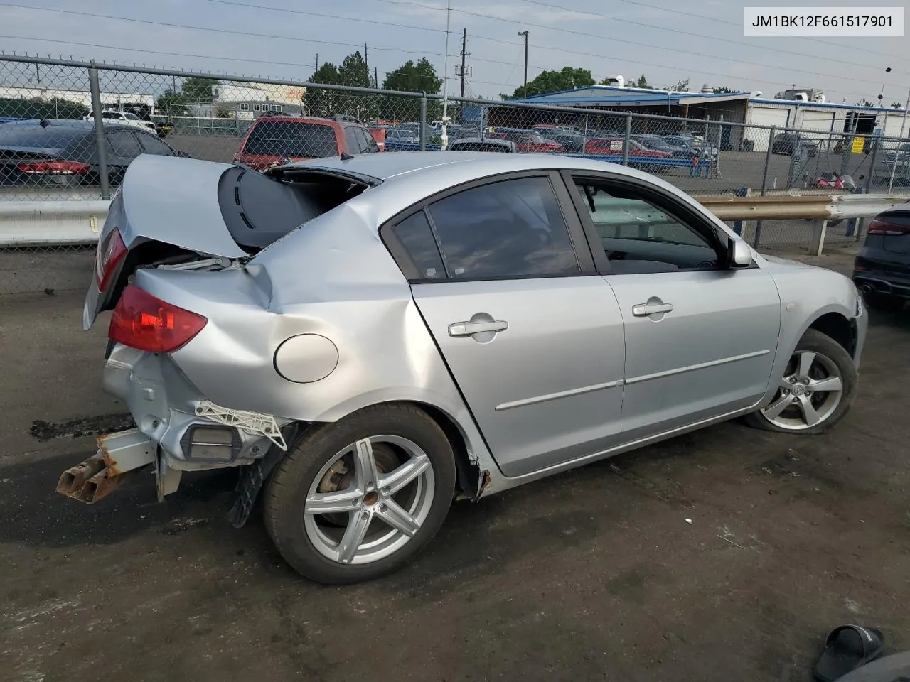 2006 Mazda 3 I VIN: JM1BK12F661517901 Lot: 69991534