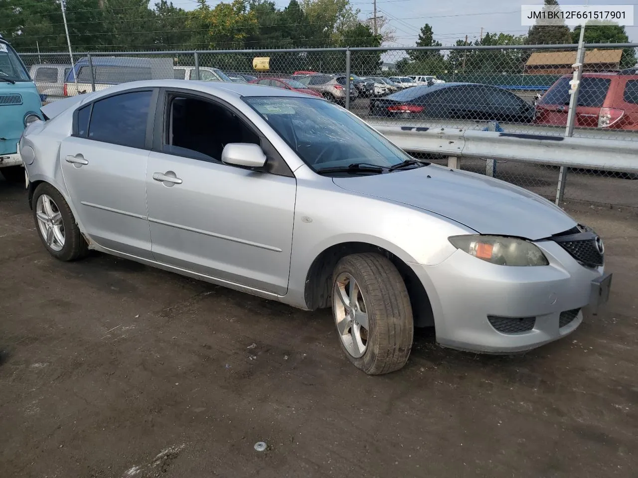 2006 Mazda 3 I VIN: JM1BK12F661517901 Lot: 69991534