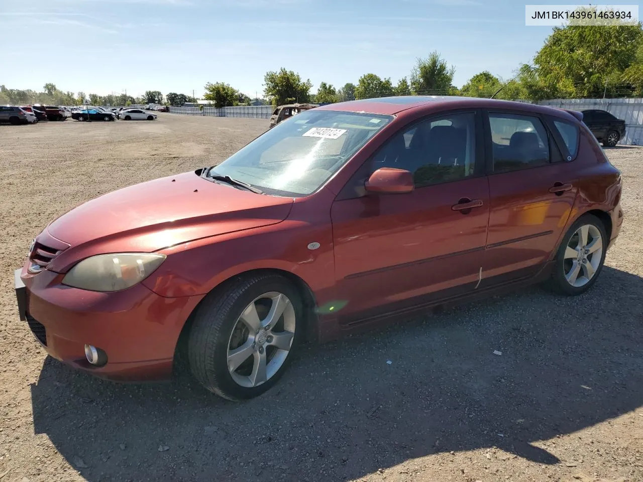 2006 Mazda 3 Hatchback VIN: JM1BK143961463934 Lot: 70430124