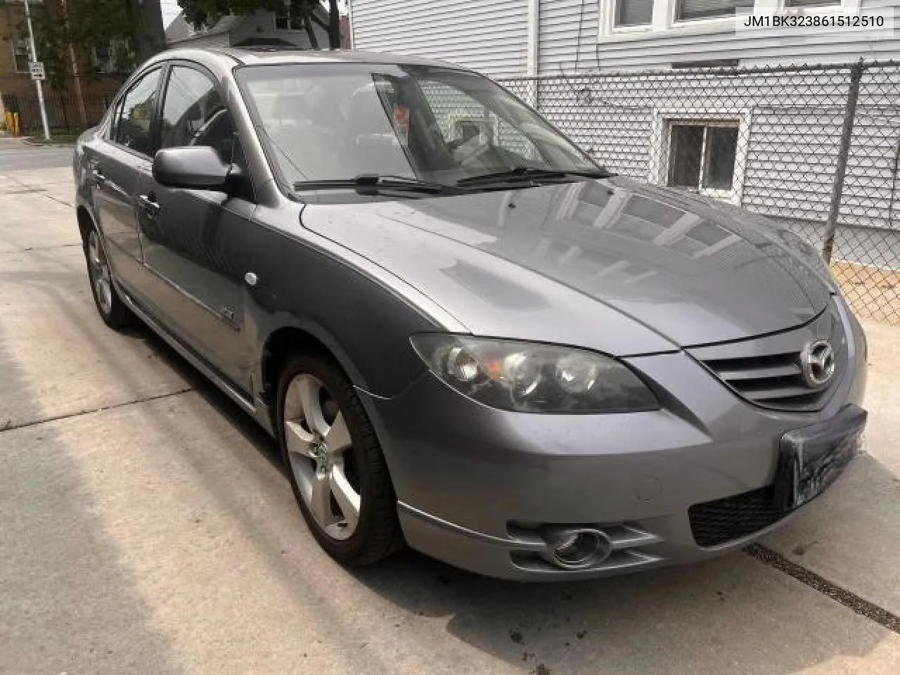 JM1BK323861512510 2006 Mazda 3 S