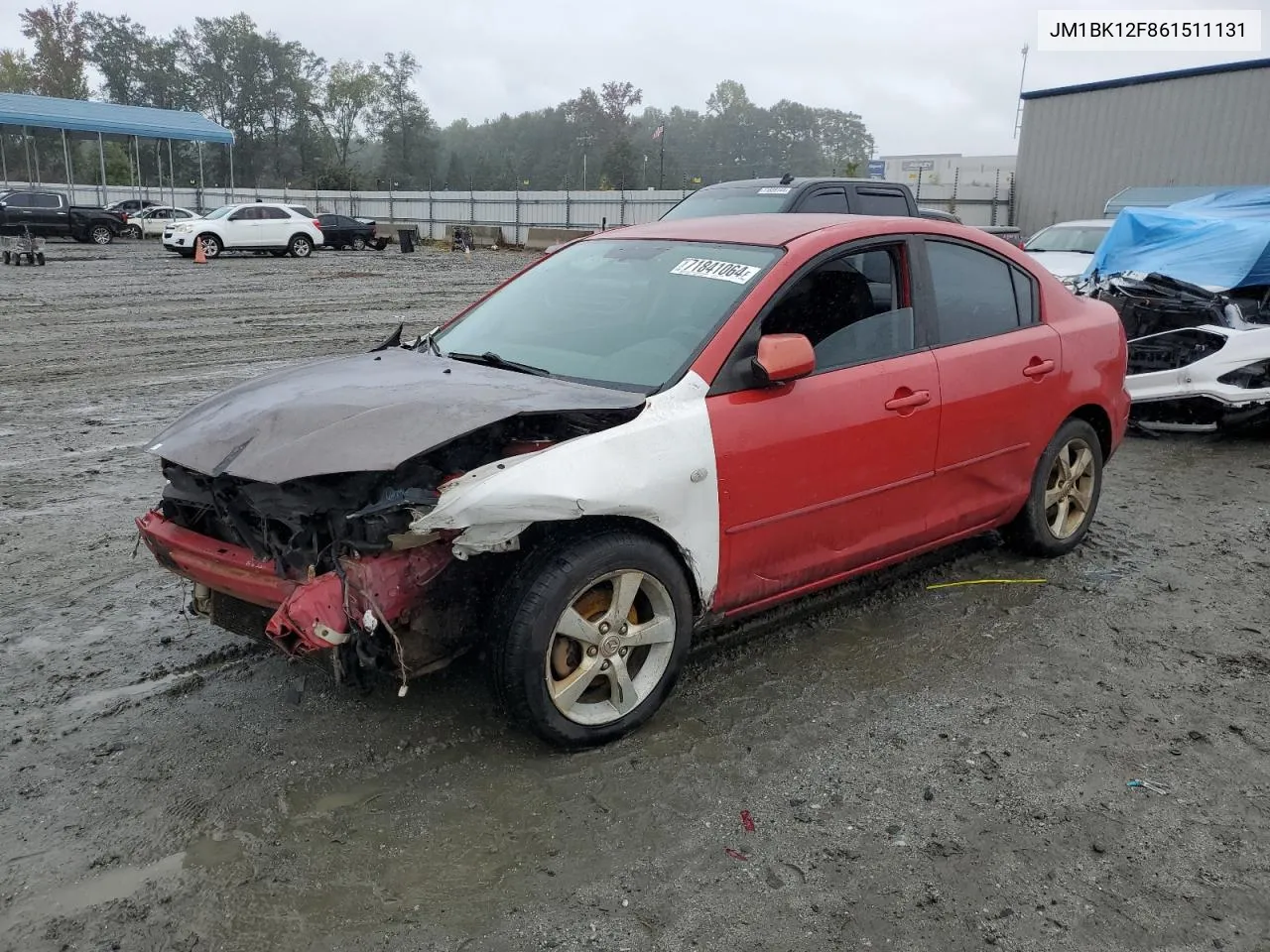 JM1BK12F861511131 2006 Mazda 3 I