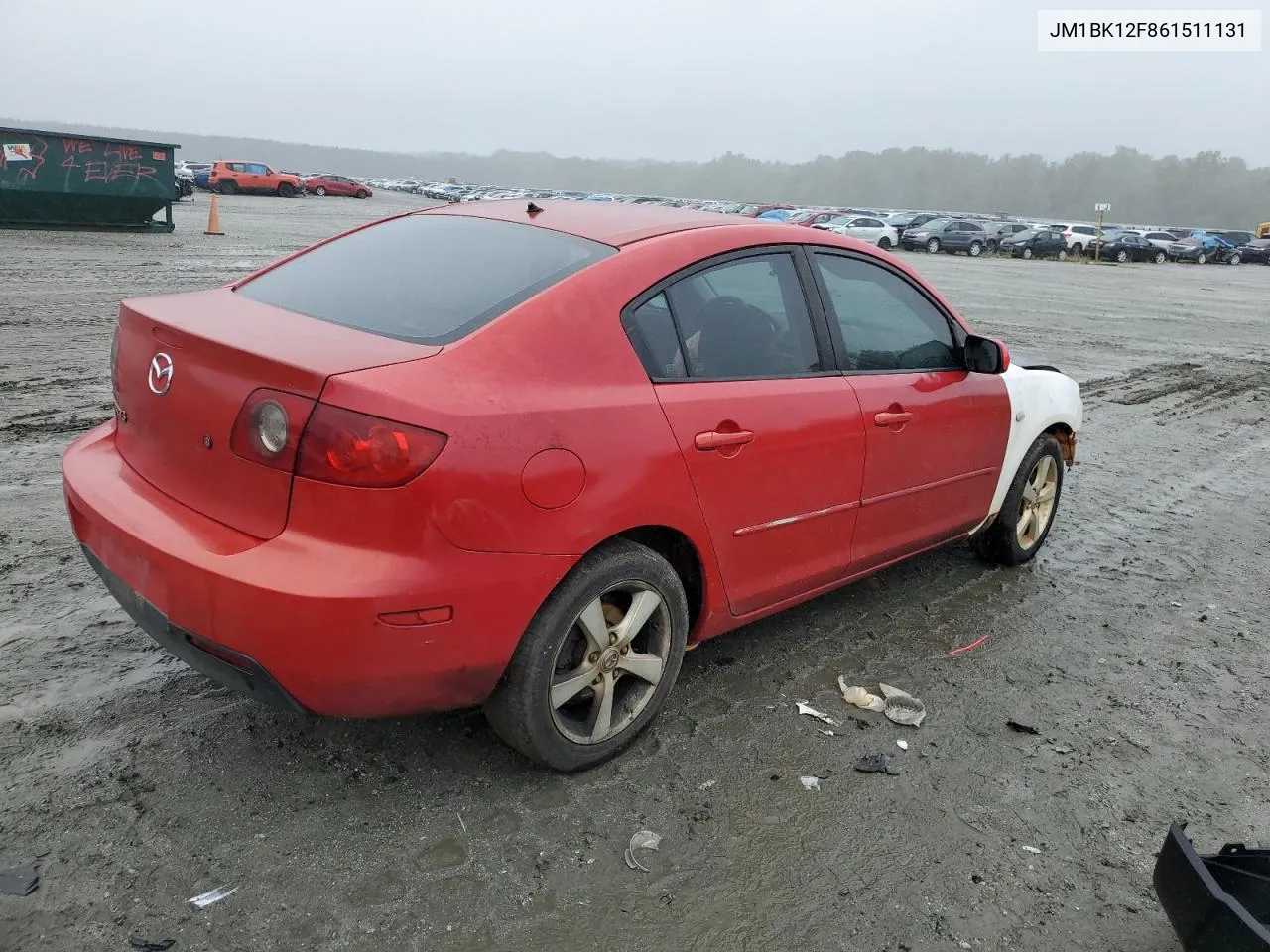 JM1BK12F861511131 2006 Mazda 3 I