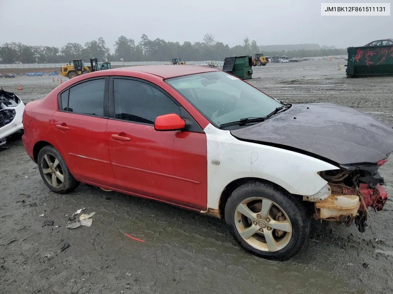 JM1BK12F861511131 2006 Mazda 3 I