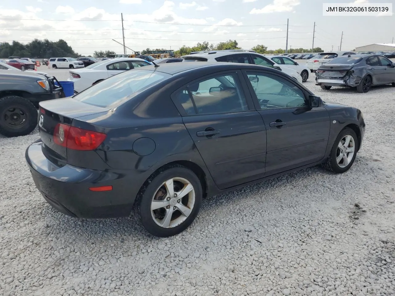 2006 Mazda 3 I VIN: JM1BK32G061503139 Lot: 71986504